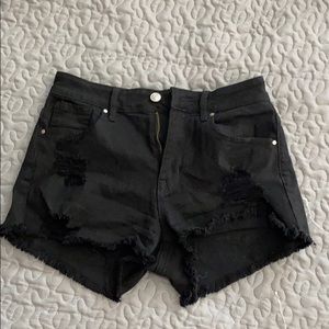 PacSun Black High Rise Short